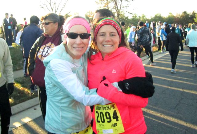 Hugging My Favorite Runners