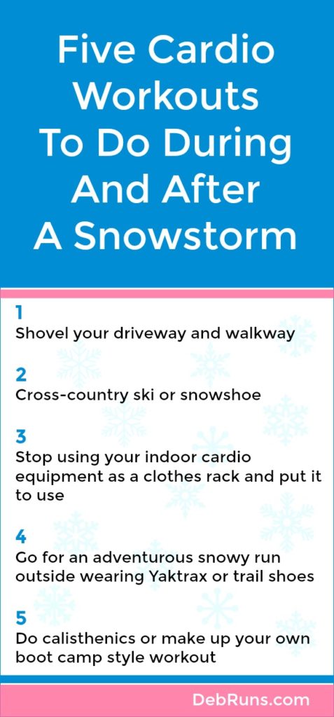 Five Cardio Workouts To Do During And After A Snowstorm